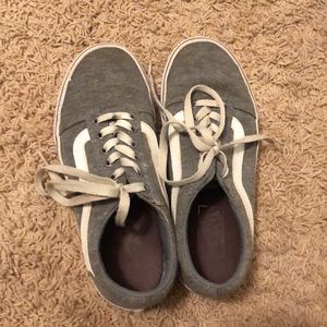gray old skool vans